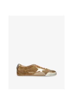 Mens Golden Goose True-Star Suede Low-Top Trainers