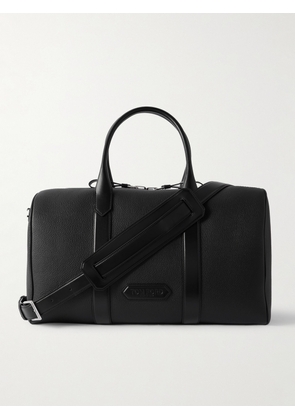 TOM FORD - Full-Grain Leather Duffle Bag - Men - Black