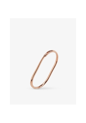 Womens Monica Vinader Alta Capture 18ct Rose Gold-Plated Vermeil Sterling-Silver Bracelet