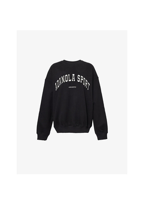Womens Adanola Logo-Embroidered Relaxed-Fit Cotton Sweatshirt