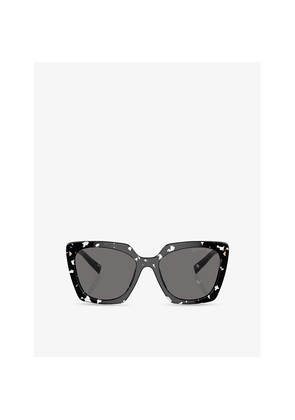Prada Pr 23Zs Abstract-Pattern Acetate Sunglasses
