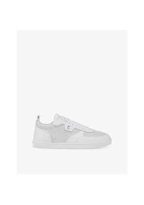Womens Christian Louboutin Tutti Rui Leather Low-Top Trainers