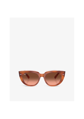 Womens Ray-Ban Rb2286 Doreen Square-Frame Sunglasses