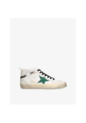 Womens Golden Goose Mid Star 12131 Bio-Based Mid-Top Trainers