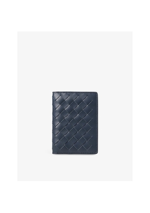 Womens Aspinal Of London Billfold Logo-Embossed Leather Wallet