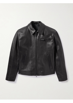 Brioni - Leather Blouson Jacket - Men - Black - IT 46