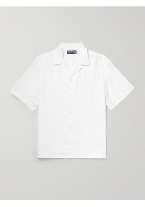 Vilebrequin - Charli Convertible-Collar Linen Shirt - Men - White - S