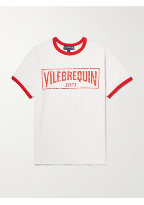 Vilebrequin - Partisol Logo-Print Cotton-Jersey T-Shirt - Men - White - S