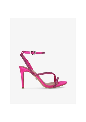Womens Carvela Paparazzi Crystal-Embellished Heeled Sandals