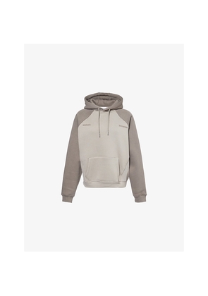 Womens Sisters & Seekers Jeanswear Raglan Colour-Block Cotton-Jersey Hoody