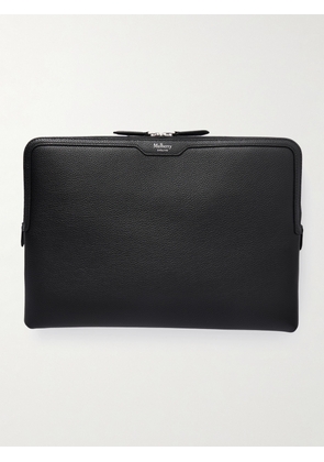 Mulberry - Full-Grain Leather Laptop Case - Men - Black