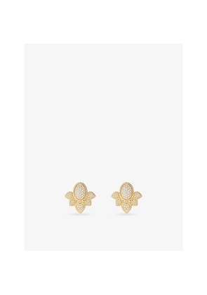 Womens Boucheron Serpent Bohème 18ct Yellow-Gold and 1.58ct Brilliant-Cut Diamond Stud Earrings