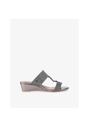 Womens Carvela Comfort Arletta Mid Wedge Woven Heels