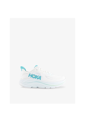 Mens Hoka Clifton 10 Woven Low-Top Trainers