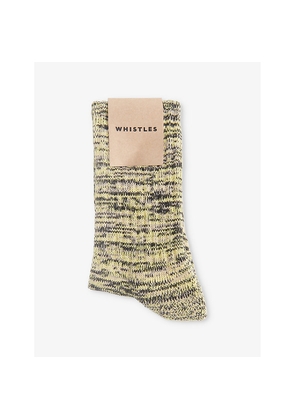 Womens Whistles Chunky Marl Stretch-Cotton Socks