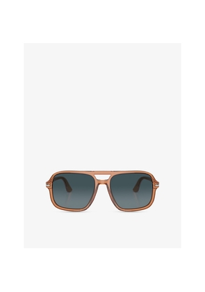 Womens Persol Po3328S Pilot-Frame Acetate Sunglasses