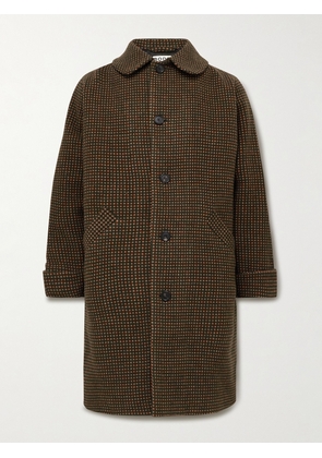 BODE - Hedgerow Wool-Tweed Coat - Men - Brown - S