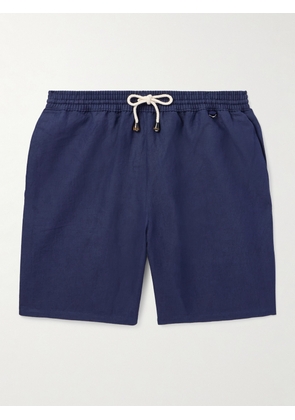 Rubinacci - Straight-Leg Mid-Length Linen Swim Shorts - Men - Blue - IT 46