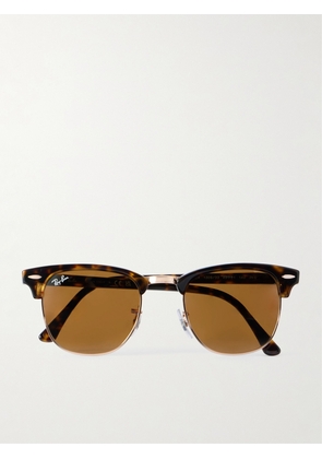 Ray-Ban - Clubmaster Tortoiseshell Acetate and Gold-Tone Sunglasses - Men - Tortoiseshell