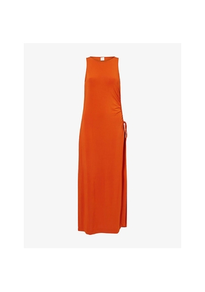 Womens Max Mara Caro Cut-Out Stretch-Jersey Maxi Dress