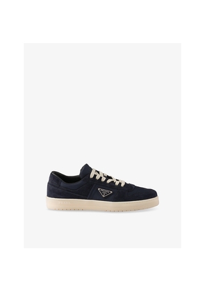 Mens Prada Downtown Re-Nylon and Suede Low-Top Trainers