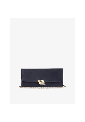 Womens LK Bennett Daisy Suede Clutch Bag