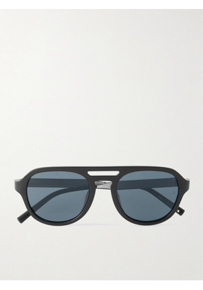 Oliver Peoples - Roger Federer R-13 Aviator-Style Acetate Sunglasses - Men - Black
