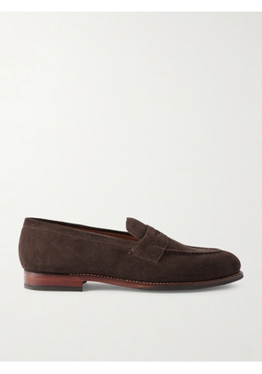 Grenson - Lloyd Suede Loafers - Men - Brown - UK 6