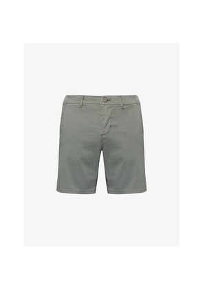 Mens Paige Phillips Mid-Rise Cotton-Chino Shorts