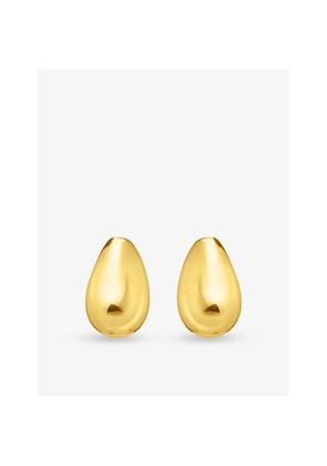 Womens Thomas Sabo Rounded 18ct Yellow Gold-Plated 925 Sterling-Silver Stud Earrings