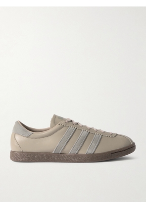 adidas Originals - Tobacco Gruen Suede-Trimmed Leather Sneakers - Men - Brown - UK 5