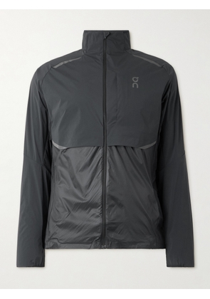 ON - Weather Slim-Fit Logo-Print Recycled-Shell and Micro-Ripstop Jacket - Men - Black - XS