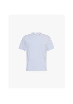 Mens Frame Regular-Fit Crewneck Cotton T-Shirt