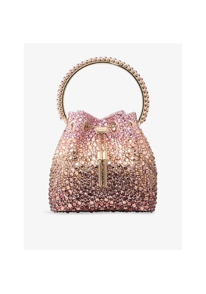 Womens Jimmy Choo Bon Bon Satin Top-Handle Bag