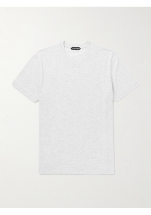 TOM FORD - Cotton-Blend Jersey T-Shirt - Men - Gray - IT 44