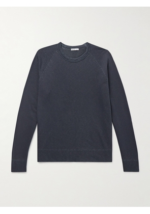 James Perse - Cotton-Jersey Sweatshirt - Men - Blue - 1