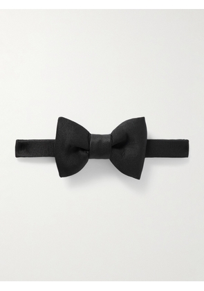 TOM FORD - Pre-Tied Silk-Grosgrain Bow Tie - Men - Black