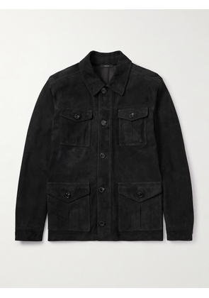 TOM FORD - Suede Jacket - Men - Black - IT 48