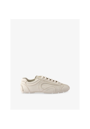 Mens Prada Montecarlo Re-Edition 2005 Antiqued Leather Low-Top Trainers