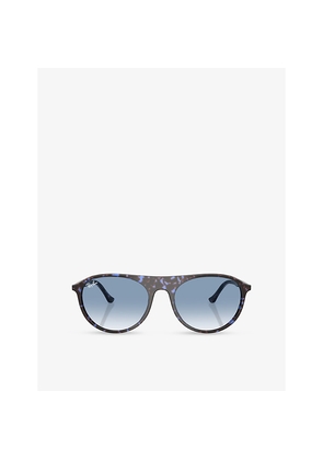 Ray-Ban Rb2215 Square-Frame Acetate Sunglasses