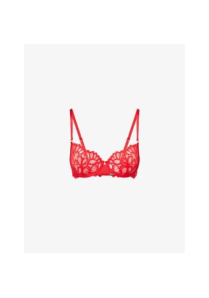 Womens Savage X Fenty Savage Not Sorry Unlined Balconette Lace Bra