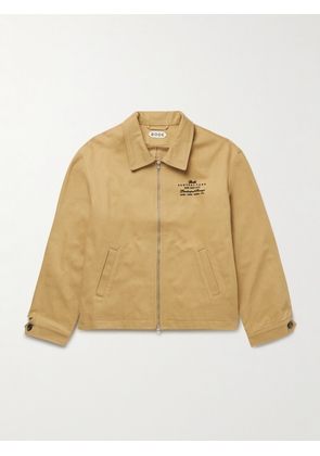 BODE - Central Park Printed Cotton-Twill Jacket - Men - Neutrals - S