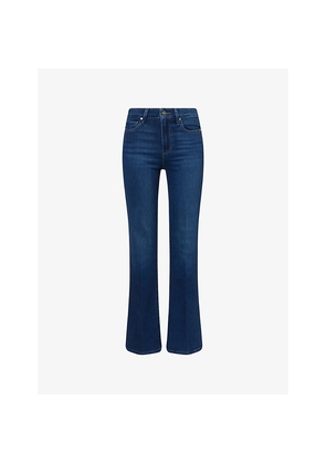 Womens Paige Laurel Canyon Flared Stretch-Denim Blend Jeans