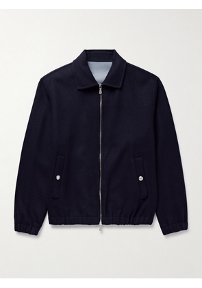 Eleventy - Wool-Felt Bomber Jacket - Men - Blue - IT 46