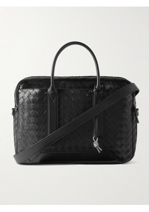 Bottega Veneta - Intrecciato Leather Briefcase - Men - Black