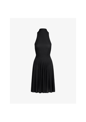 Womens Skims Milky Sheer High-Neck Jersey Midi Dress