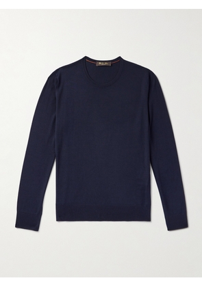 Loro Piana - Wish® Virgin Wool Sweater - Men - Blue - IT 46