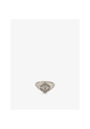 Mens Serge Denimes Spur 925 Sterling Silver and Cubic Zirconia Ring