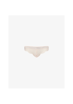 Womens Simone Perele Karma Lace Tanga Briefs