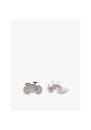 Mens Paul Smith Bike Copper and Zinc Cufflinks